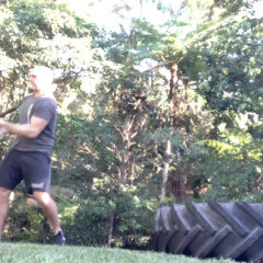 Steel mace figure 8 tyre slams