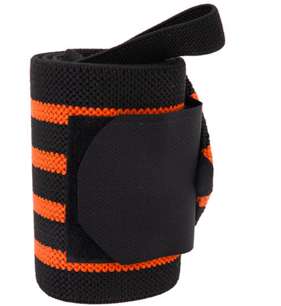 orange wrist wraps
