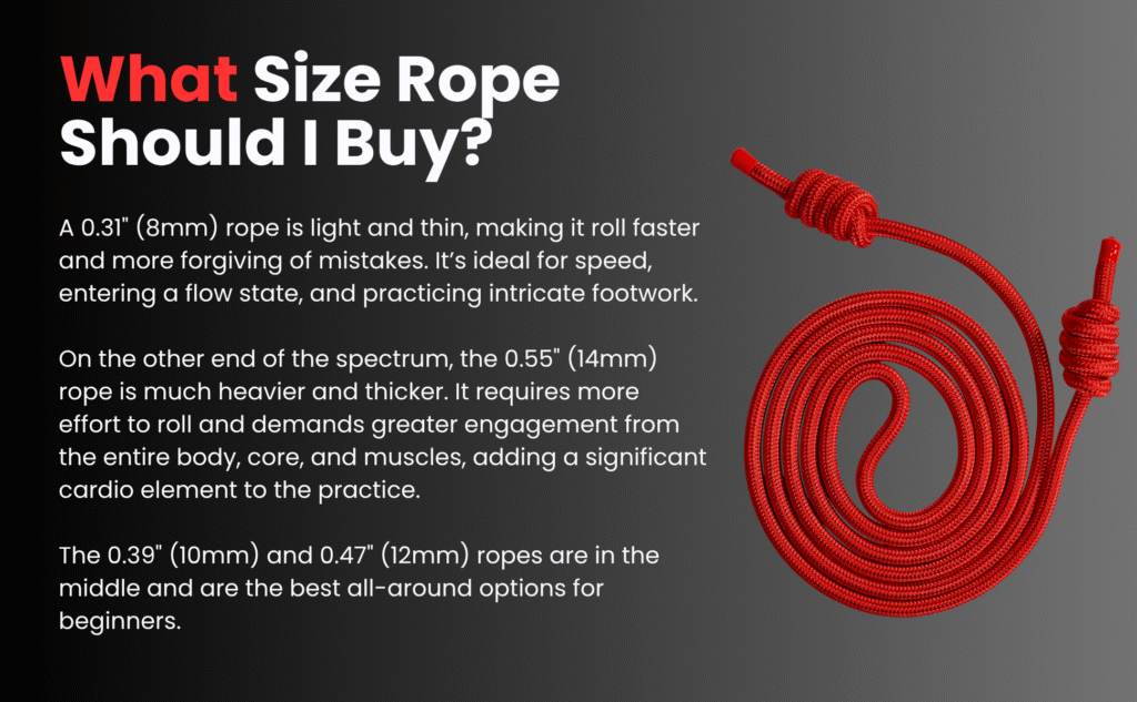 Flap Rope Flow Rope - Heavy Skipping Jump Ropes - Fitness Training